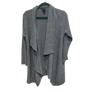 Clara sun woo waterfall draped cardigan gray women’s medium casual